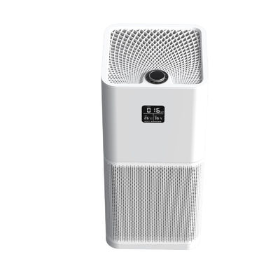 เครื่องทําความสะอาดอากาศขนาดเล็กขนาด 650m3/H สําหรับสํานักงาน พร้อมเซ็นเซอร์คุณภาพอากาศด้วยจอ LED
